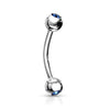Silber/Blau