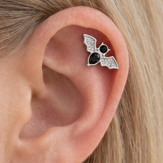 Bat Piercings – selection on linen