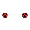 Barbell Kugel Glass Beschichtung