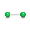Barbell Acryl Einfarbig Kugel