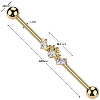 Industrial Barbell zirconias ball clusters
