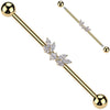 Industrial Barbell wings zirconias