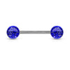 Barbell Acryl Glitzer Kugel