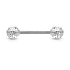 Barbell Acryl Glitzer Kugel