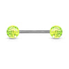 Barbell Acryl Glitzer Kugel