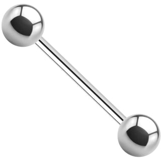 Barbell Silver Ball Internally Threaded