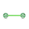 Barbell Acryl Ultra Glitzer Kugel 