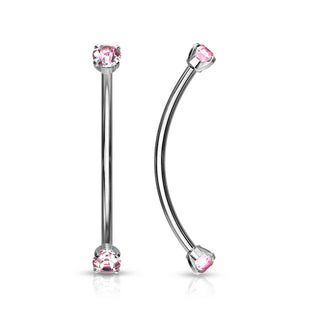 Curved Barbell Zirkonia