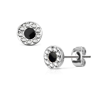 Ohrstecker Rund Zirkonia