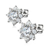 Ohrstecker Blume Zirkonia