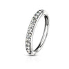 Solid Gold 14 Carat Ring Zirconia Bendable