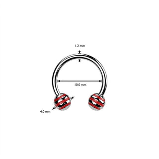 Horseshoe Striped Ball