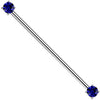 Titan Industrial Barbell Krappenfassung Zirkonia Push-In