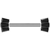 Titan Nippelpiercing Baguette Schliff Fächer Zirkonia Push-In