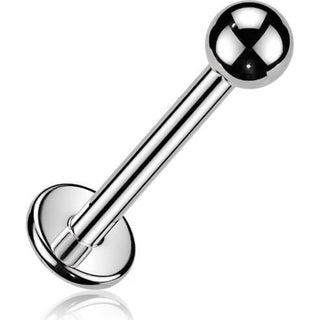 Titanium Labret Ball Push-In