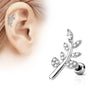 Barbell Blatt Zirkonia
