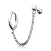 Ohrring Kette Barbell Clicker