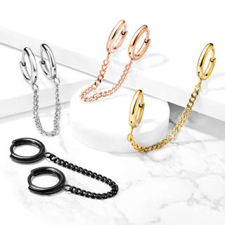 Ohrring Kette Clicker
