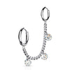 Ohrring Kette Zirkonia Clicker