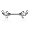Nippelpiercing Flügel Zirkonia
