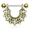 Nippelpiercing Blumenkranz beweglich