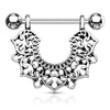 Nippelpiercing Blumenkranz beweglich
