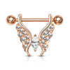 Nippelpiercing Schmetterling Zirkonia