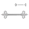 Nippelpiercing Doppelherz