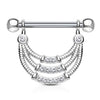 Nippelpiercing Zirkonia beweglich