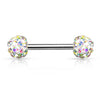 Nippelpiercing Ferido Kugel Silber