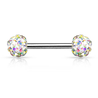 Nippelpiercing Ferido Kugel Silber