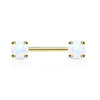 Nippelpiercing Opal Gold PVD