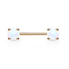 Nippelpiercing Zirkonia Gold PVD
