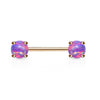 Nippelpiercing Zirkonia Gold PVD