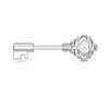 Nippelpiercing Schlüssel Zirkonia