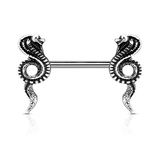 Nippelpiercing Kobra