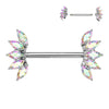 Nippelpiercing Marquise Schliff 5 Zirkonia