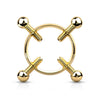 Fake Nipple Piercing Nipple clamp 4 Screws