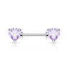 Nippelpiercing Herz Zirkonia
