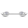 Nippelpiercing Flügel Zirkonia