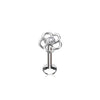 Labret Blume Zirkonia Innengewinde