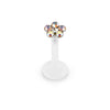 Labret Blume Zirkonia