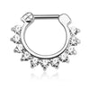 Septum Piercing Zirkonia Clicker