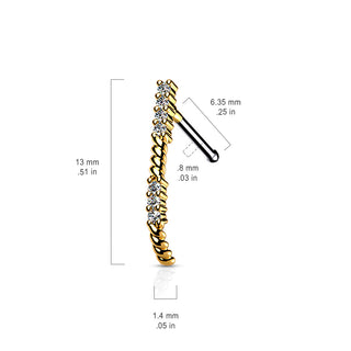 Nose Crawler Gold Silver