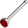 Nose Stud Zirconia Silver