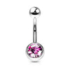 Bauchnabelpiercing Kugel Zirkonia