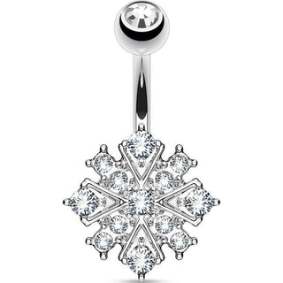 Belly Button Piercing Star Zirconia