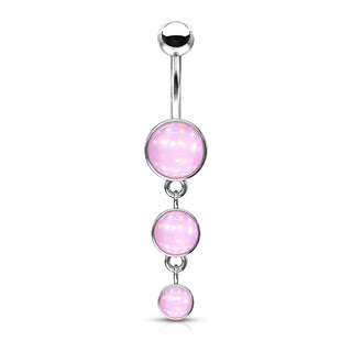 Bauchnabelpiercing Glänzender Synthetik Stein
