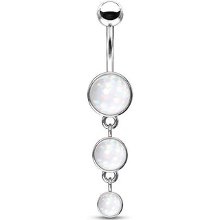 Bauchnabelpiercing Glänzender Synthetik Stein