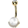 Bauchnabelpiercing Perle Kugel Zirkonia
